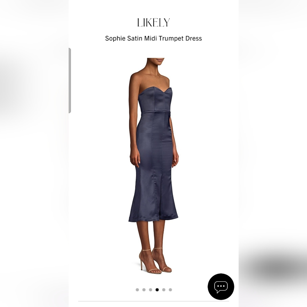 Likely Sophie satin dress size 2 - Picture 8 of 9